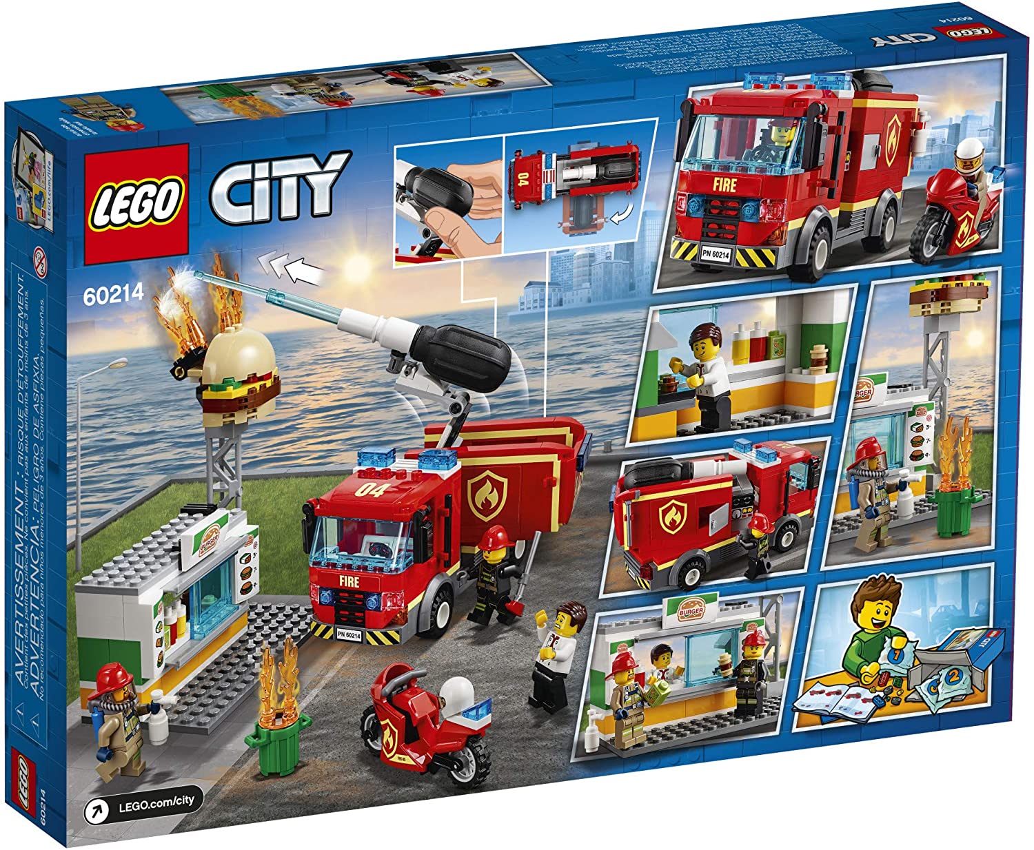 LEGO® CITY 60214 Burger Bar Rescue pieces) – AESOP'S FABLE