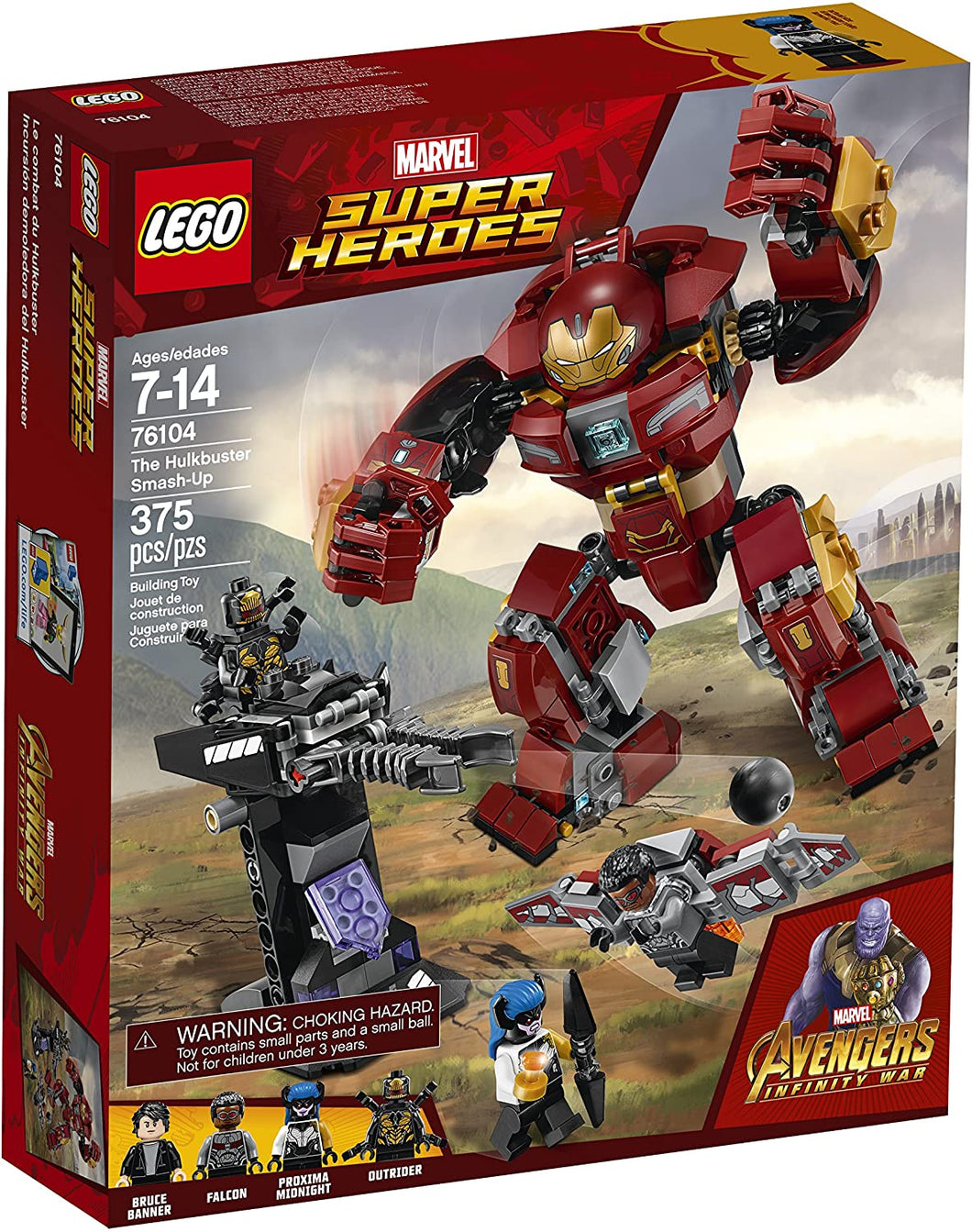 LEGO® Marvel Avengers 76104 The Hulkbuster Smash-Up (375 pieces)