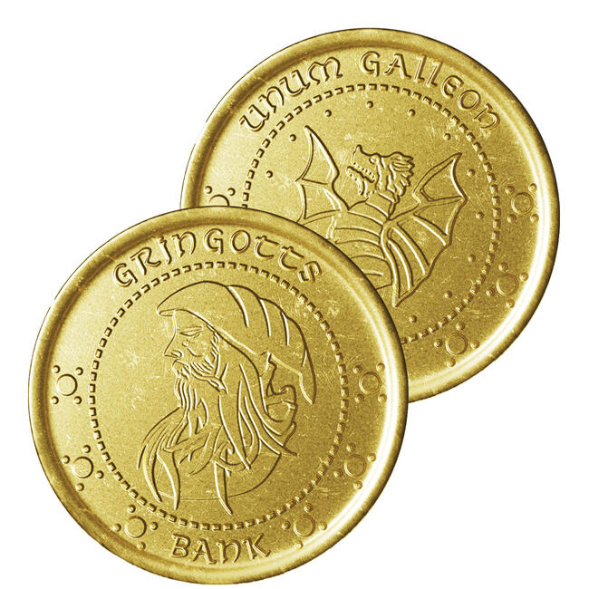 Harry Potter™ Gringotts Galleon Milk Chocolate Coin