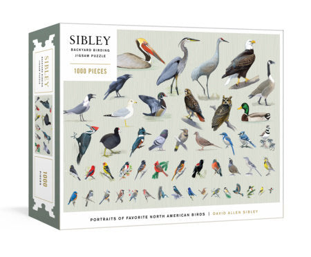 Sibley Backyard Birding Puzzle (1,000 pieces)