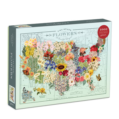 USA State Flowers Puzzle (1000 pieces)