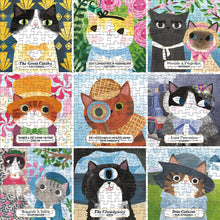 Load image into Gallery viewer, Bookish Cats Puzzle (500 pieces)
