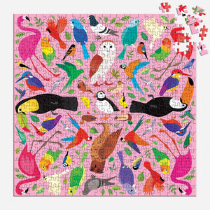 Kaleido-Birds Puzzle (500 pieces)