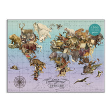 Load image into Gallery viewer, Endangered Species Puzzle (1500 pieces)