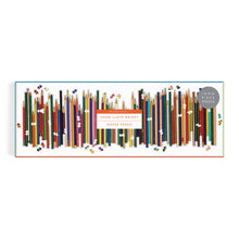 Load image into Gallery viewer, Frank Lloyd Wright Colored Pencils Shaped Panoramic Puzzle (1,000 pieces)