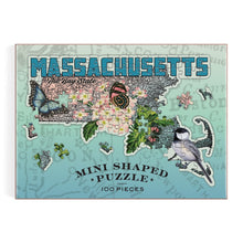 Load image into Gallery viewer, Massachusetts Mini Shaped Puzzle (100 pieces)