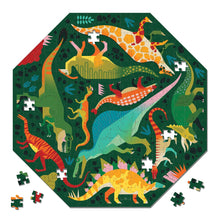 Load image into Gallery viewer, Dinosaurs to Scale Octagon Shaped Puzzle (300 pieces)