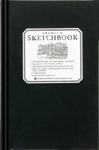 Load image into Gallery viewer, Small Black Premium Sketchbook