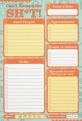 Can't Remember Sh*t Note Pad