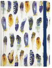 Load image into Gallery viewer, Watercolor Feathers Journal