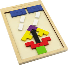 Load image into Gallery viewer, Wooden Tangram Kids' Puzzle (40 pieces)