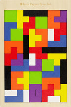Load image into Gallery viewer, Wooden Tangram Kids' Puzzle (40 pieces)