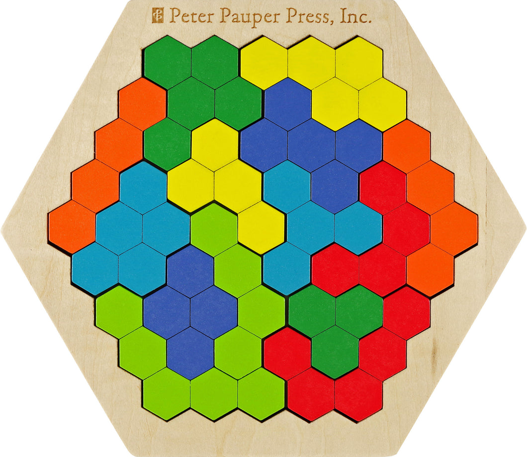 Wooden Geometric Kids' Puzzle (14 pieces)