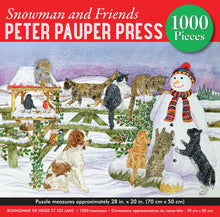 Load image into Gallery viewer, Snowman and Friends Jigsaw Puzzle (1000 pieces)