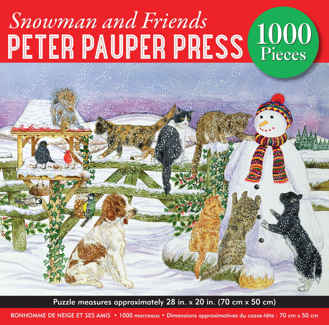 Snowman and Friends Jigsaw Puzzle (1000 pieces)