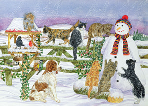 Snowman and Friends Jigsaw Puzzle (1000 pieces)