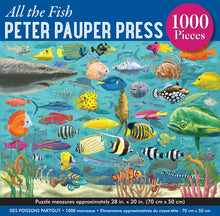 Load image into Gallery viewer, All the Fish Jigsaw Puzzle (1000 pieces)
