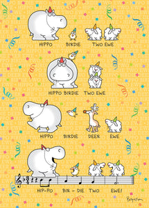 Sandra Boynton: Hippo Birdie Two Ewe Birthday Puzzle (300 pieces)