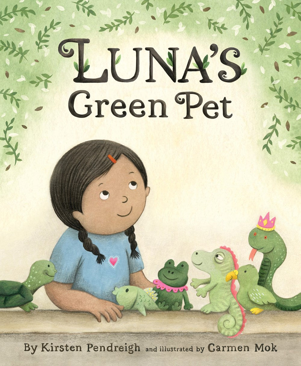 Luna's Green Pet