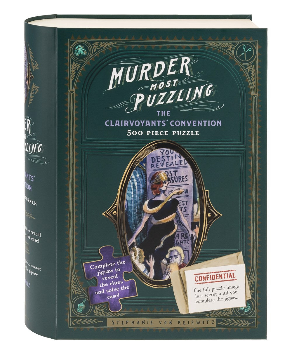 Murder Most Puzzling: The Clairvoyants' Convention Jigsaw Puzzle (500 pieces)