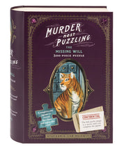 Load image into Gallery viewer, Murder Most Puzzling: The Missing Will Jigsaw Puzzle (500 pieces)