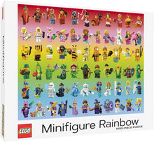 Load image into Gallery viewer, LEGO® Minifigure Rainbow Puzzle (1,000 pieces)