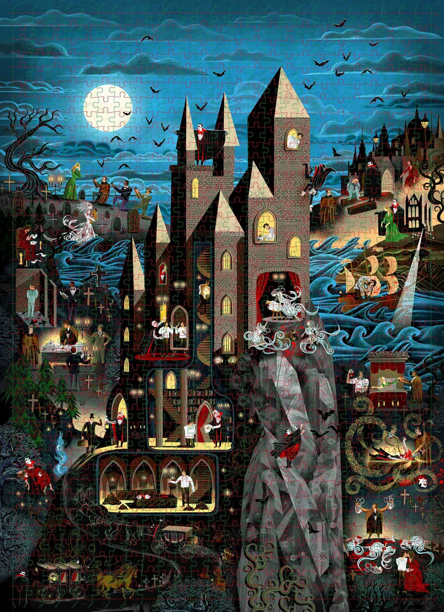Dracula Riddle The World of Dracula Puzzle (1000 pieces) – AESOP'S FABLE