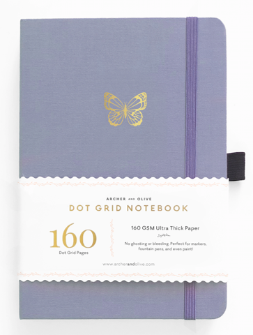Butterfly Wings Dot Grid Notebook