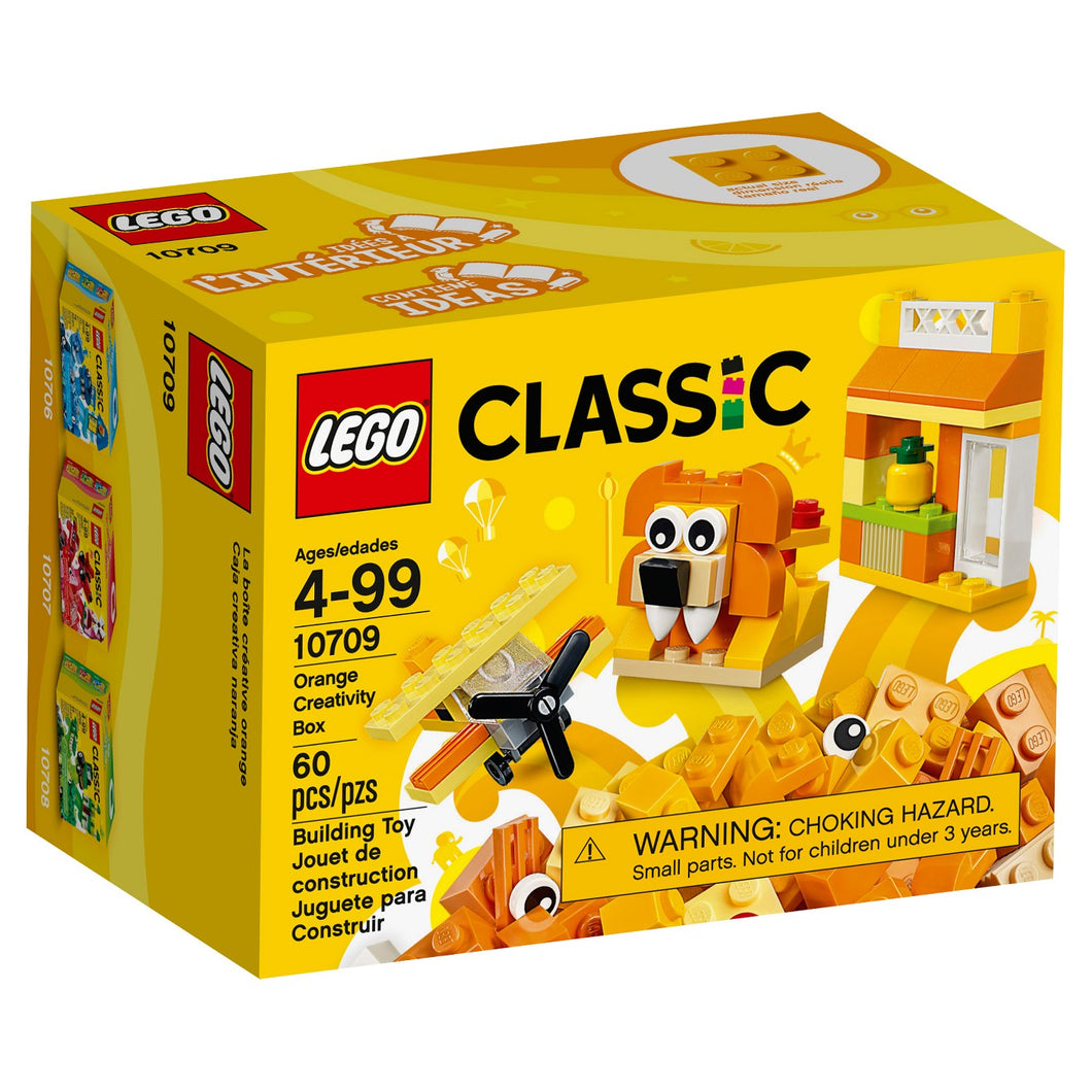 LEGO® CLASSIC 10709 Orange Creativity Box (60 pieces)