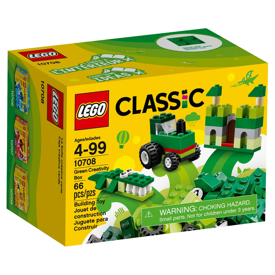 LEGO® CLASSIC 10708 Green Creativity Box (66 pieces)