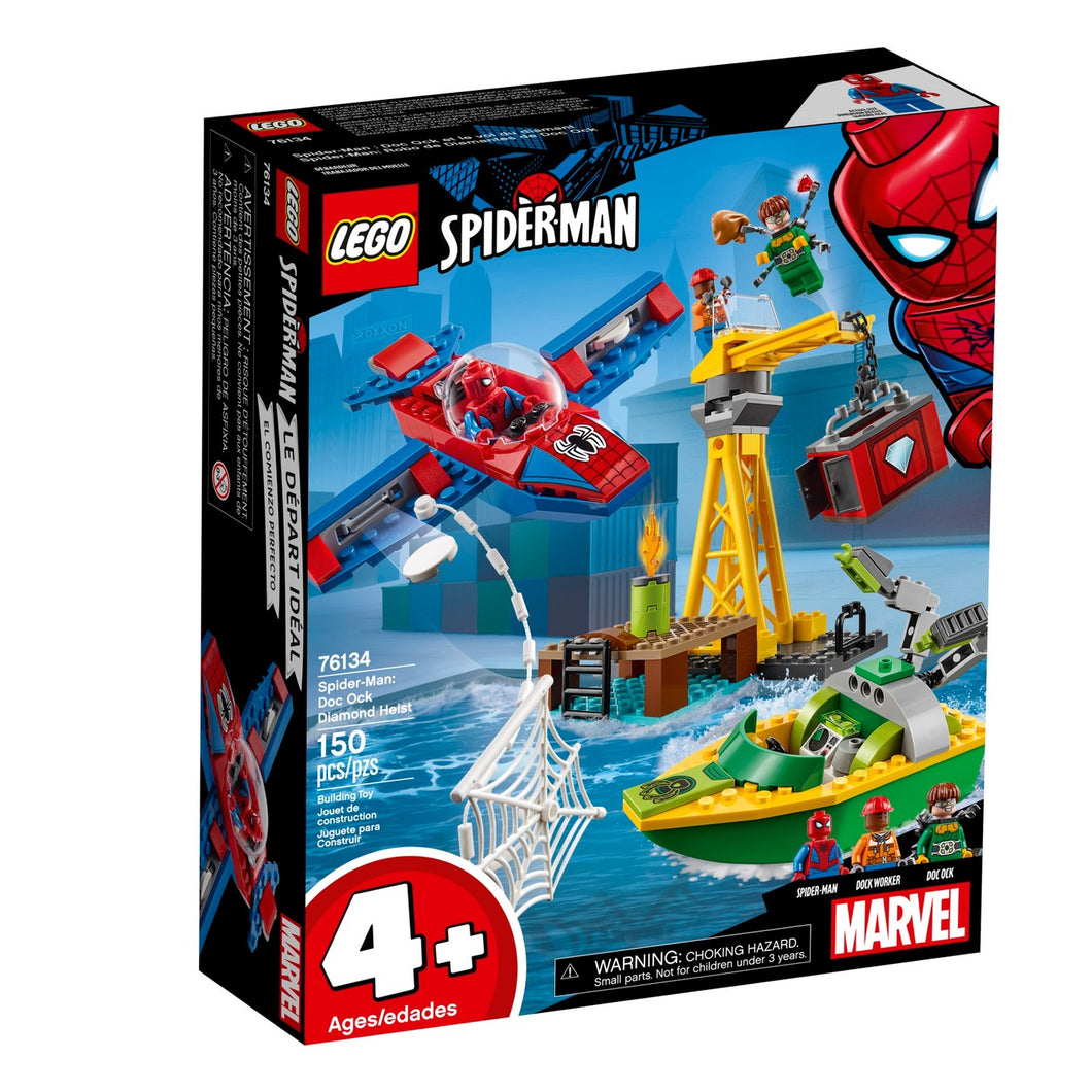 LEGO® Marvel Spider-Man 76134 Spider-Man: Doc Ock Diamond Heist (150 pieces)