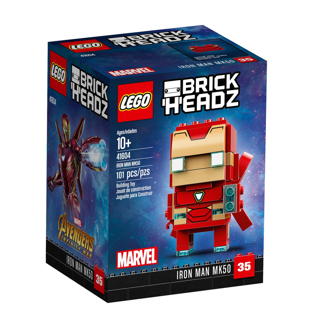 LEGO® BrickHeadz™ 41604 Marvel Iron Man MK50 (101 pieces)