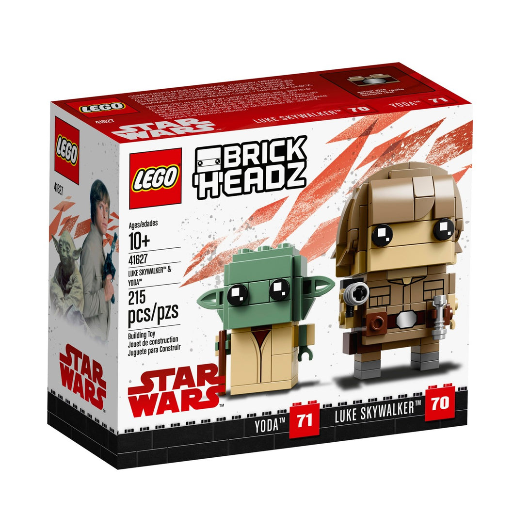 LEGO® BrickHeadz™ 41627 Star Wars™ Yoda & Luke Skywalker (215 pieces)