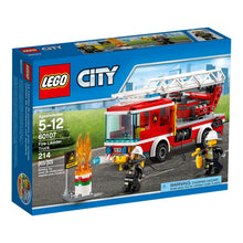 Load image into Gallery viewer, LEGO® CITY 60107 Fire Ladder Truck (214 pieces)