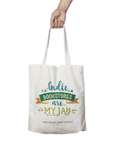 Load image into Gallery viewer, 2022 Independent Bookstore Day Tote Bag