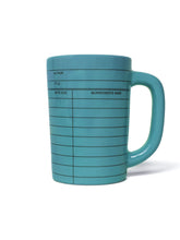 Load image into Gallery viewer, Library Card Vintage Blue Mug