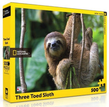 Load image into Gallery viewer, Three Toed Sloth Puzzle (500 pieces)