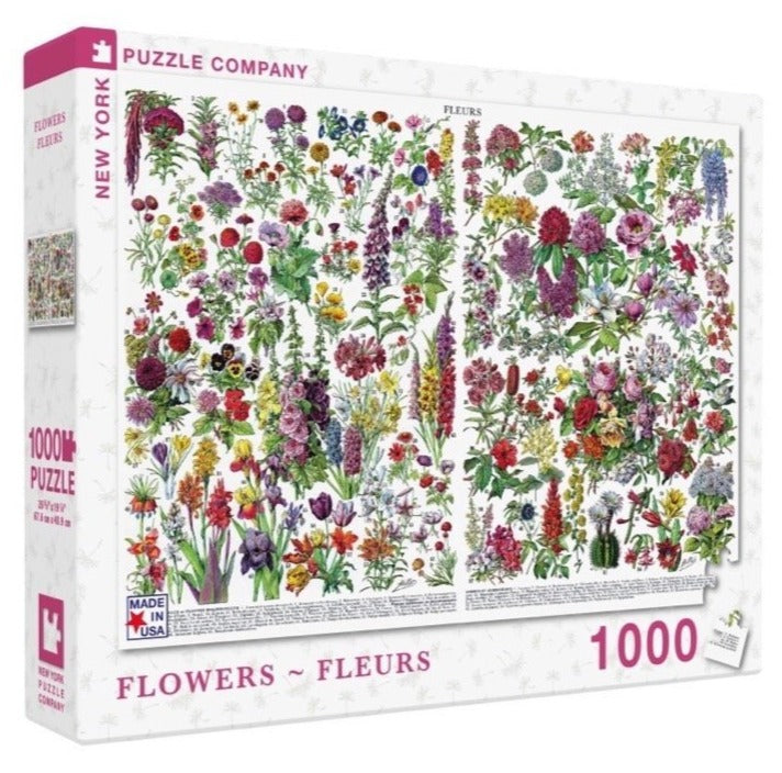 Flowers - Fleurs Puzzle (1000 pieces)