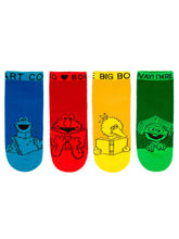 Load image into Gallery viewer, Sesame Street Ankle Socks 4-pack (Adult)