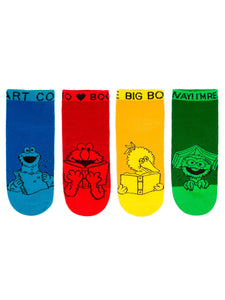 Sesame Street Ankle Socks 4-pack (Adult)