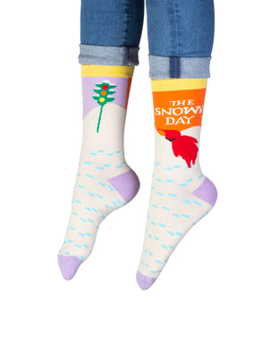 The Snowy Day Socks (Adult)