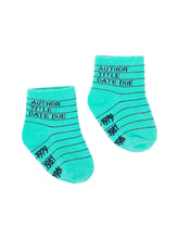 Load image into Gallery viewer, Library Card Toddler socks
