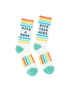 Open a Book. Open Your Mind Socks