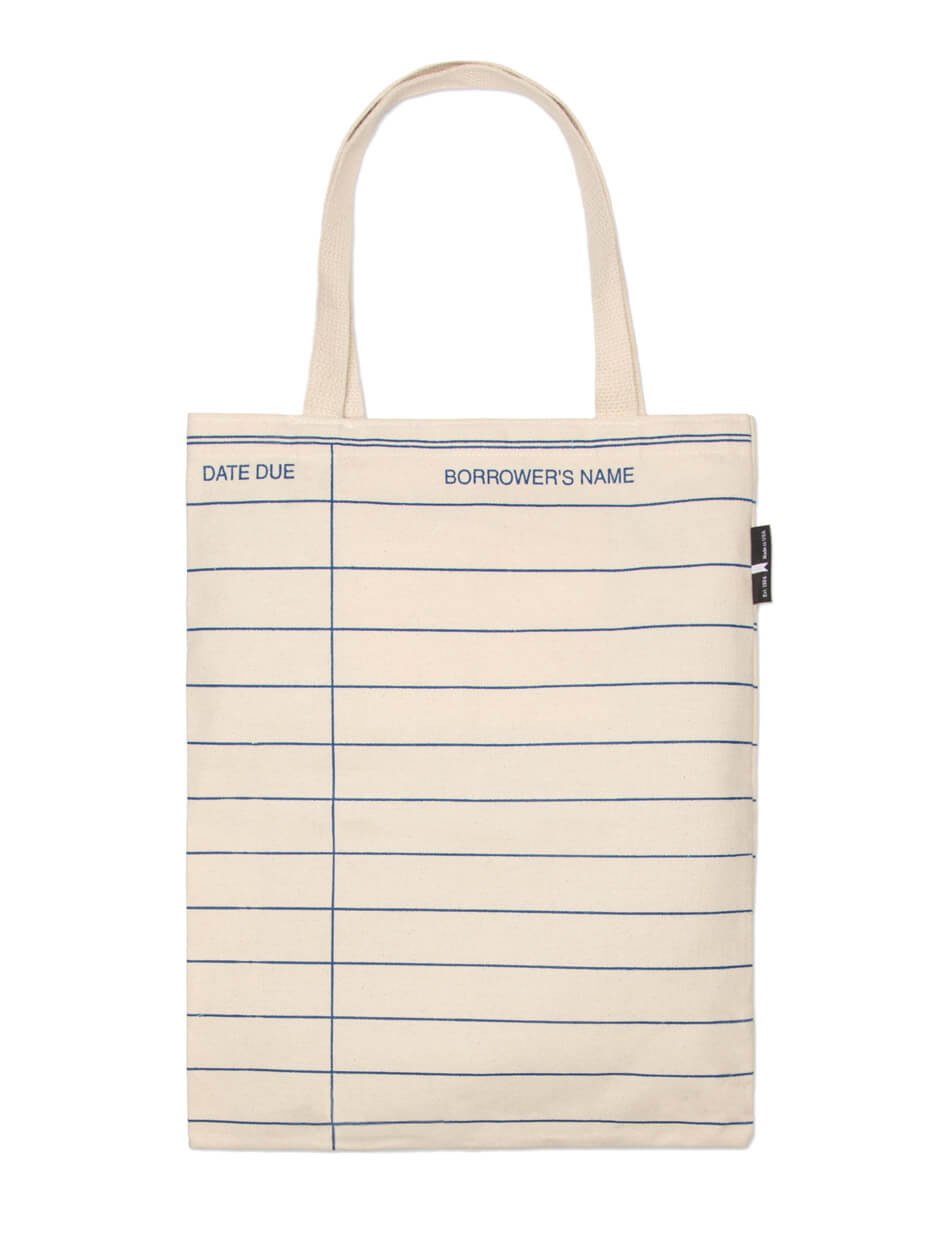 Library Card Tote Bag (14