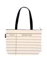 Load image into Gallery viewer, Library Card Market Tote Bag