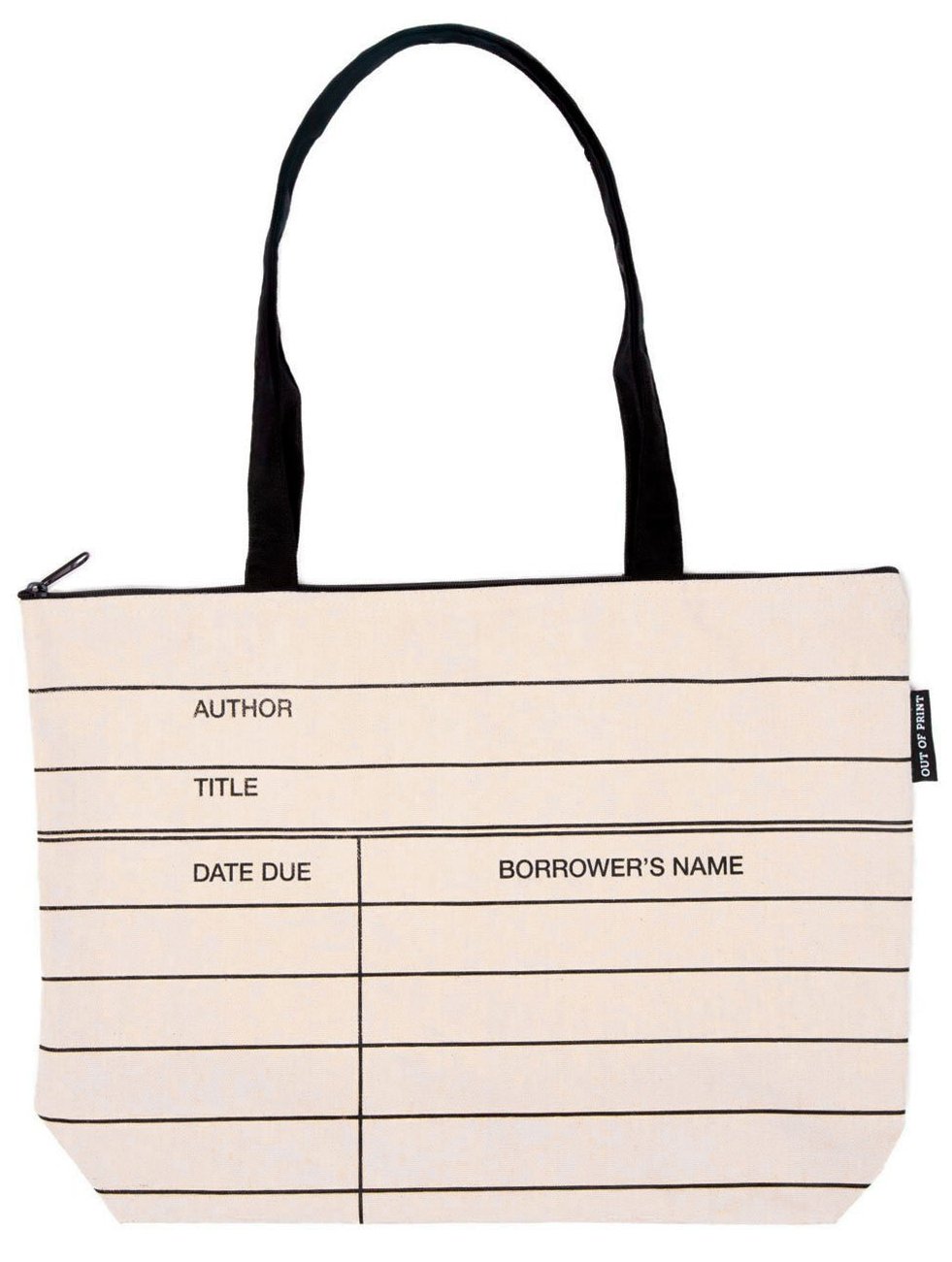 Library Card Market Tote Bag