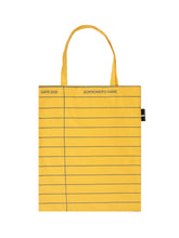 Load image into Gallery viewer, Library Card Tote Bag (14") Yellow