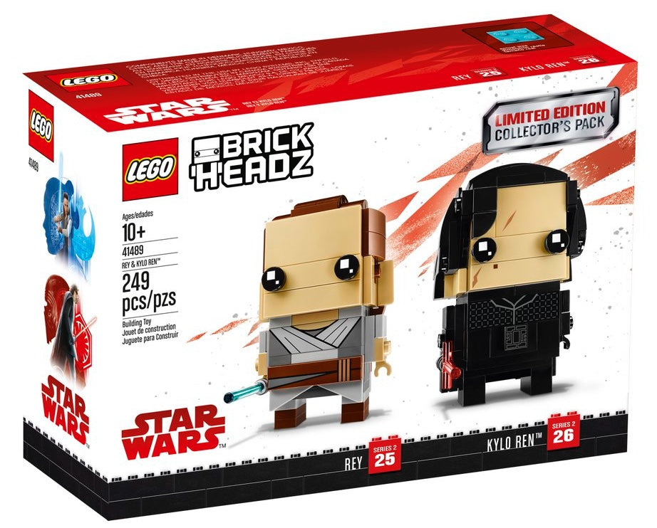 LEGO® BrickHeadz™ 41489 Rey and Kylo Ren™ (249 pieces) – AESOP'S FABLE