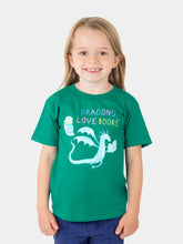 Load image into Gallery viewer, Dragons Love Books Kids T-Shirt
