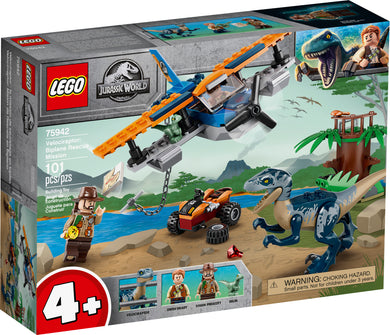 LEGO® Jurassic World 75942 Velociraptor: Biplane Rescue Mission (101 pieces)